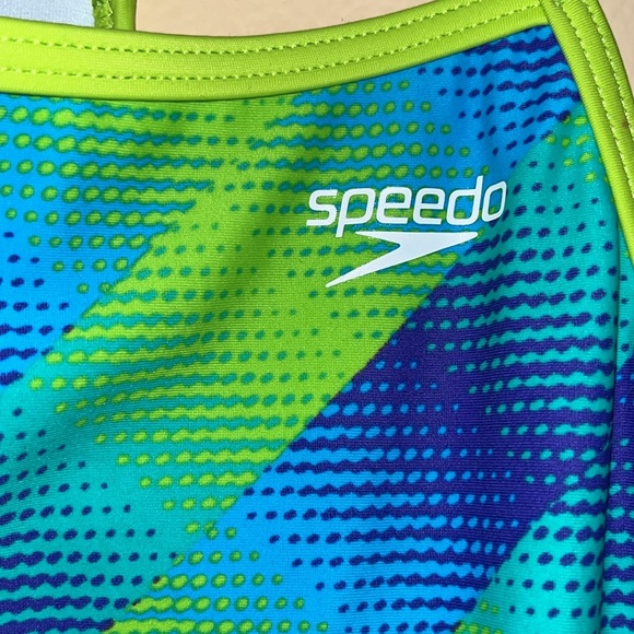 NWT Speedo Girl’s One Piece Swim Suit - Picture 3 of 7